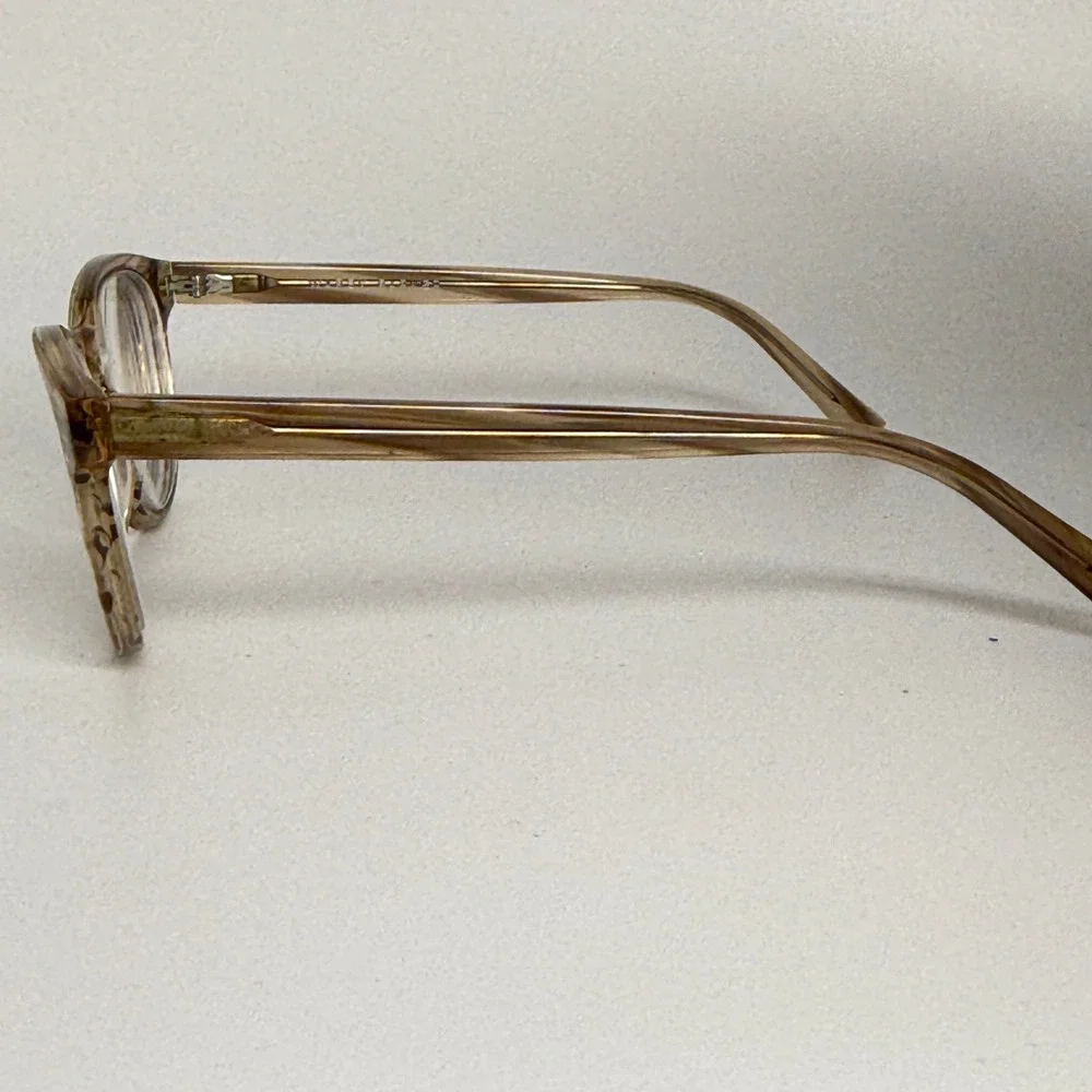 Warby Parker Barkley 207‎ Eyeglasses Frames Brown Striped 51-20-140 Eyewear
